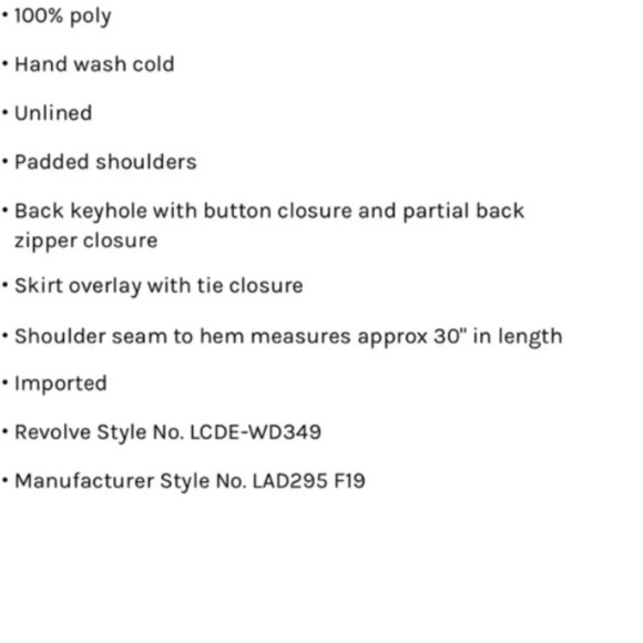 L'Academie The Dore Silver Front Tie Long Sleeve Mini Dress size small - Picture 16 of 16